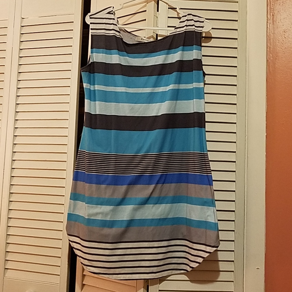 Blue tunic shirt
